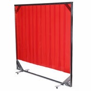 red welding screen curtain frame